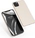 kwmobile telefoonhoesje geschikt voor Apple iPhone 11 Pro Max - Hoesje met siliconen coating - Smartphone case in crème