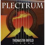 Thomastik Single String A .014 Brons met Zijden Inlegger, Omwoen, Platwound AC014 voor Akoestische Gitaar Plectrum Acoustic Series Set AC210 (12-snarenset)