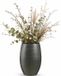 Mica Decorations Vase Porto - Céramique - Anthracite Brillant / Côtes - D30 x H50 cm