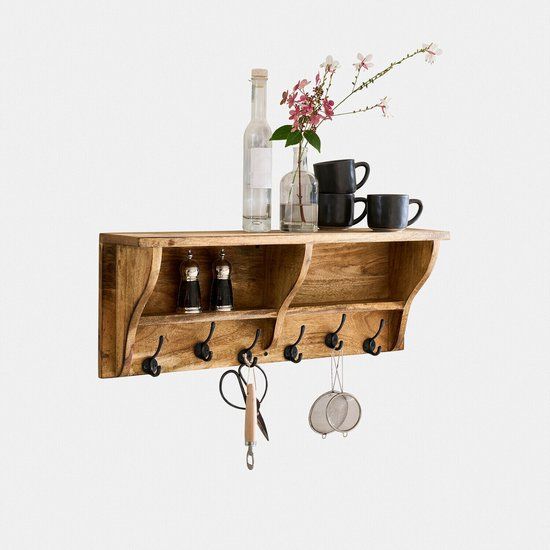 LOBERON Wandkastje Farrowby bruin
