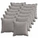 vidaXL - Kussensloop - 12 stuks - HOUTEN - Lichtgrijs - 45 x 45 cm - corduroy