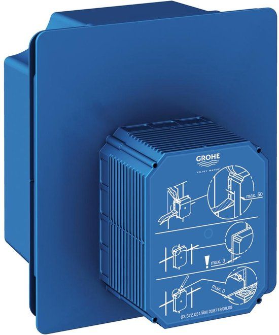 GROHE Rapido U - Ruwbouwset voor urinoir - RVS - 37338000