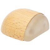 WAGNER Vloer deurstopper HOUT - 40 x 39 x 24 mm, massief beuken, zelfklevend, verwijderbaar zonder resten achter te laten - 15509411