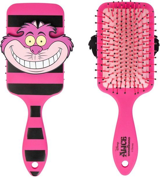 Alice In Wonderland Cheshire Cat Unisex Haarborstel - roze/zwart