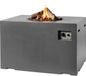 Happy Cocooning Table de feu Lounge&Dining - Rectangulaire - Anthracite
