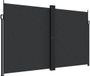 vidaXL Windscherm uittrekbaar 200x1000 cm zwart