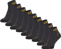 Caterpillar Enkelsokken Heren Work Sneakers 9-paar Korte Werksokken Antraciet - Maat 43-46