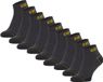 Caterpillar Enkelsokken Heren Work Sneakers 9-paar Korte Werksokken Antraciet - Maat 43-46