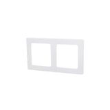 Wit tweepolig stopcontact met aardingscontact, 25 A, 250 V, voor keuken