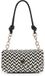 GUESS Tessi Flap Shoulder Bag Black Multi