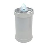 Elektrische led-theelicht, 15,2 cm, levensduur 90 dagen, wit met continu licht wit