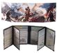 OEM White Dragon 3D Decor Panel, White, for DM, includes 8 panels, compatible with D&D 5e