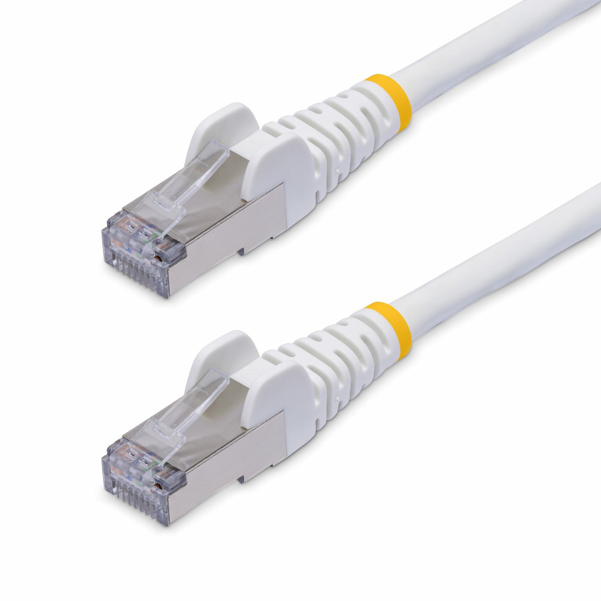 StarTech.com 12m CAT8 Ethernet Cable - White - Snagless RJ45 - 25G/40G - 2000MHz - PoE++ - S/FTP - LSZH