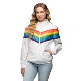 Boland - Trainingsjasje Rainbow babe (XL) - Volwassenen - Pride - Regenboog