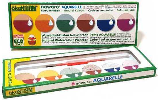 Oekonorm Verfdoos - Aquarel (water) 6 kleuren