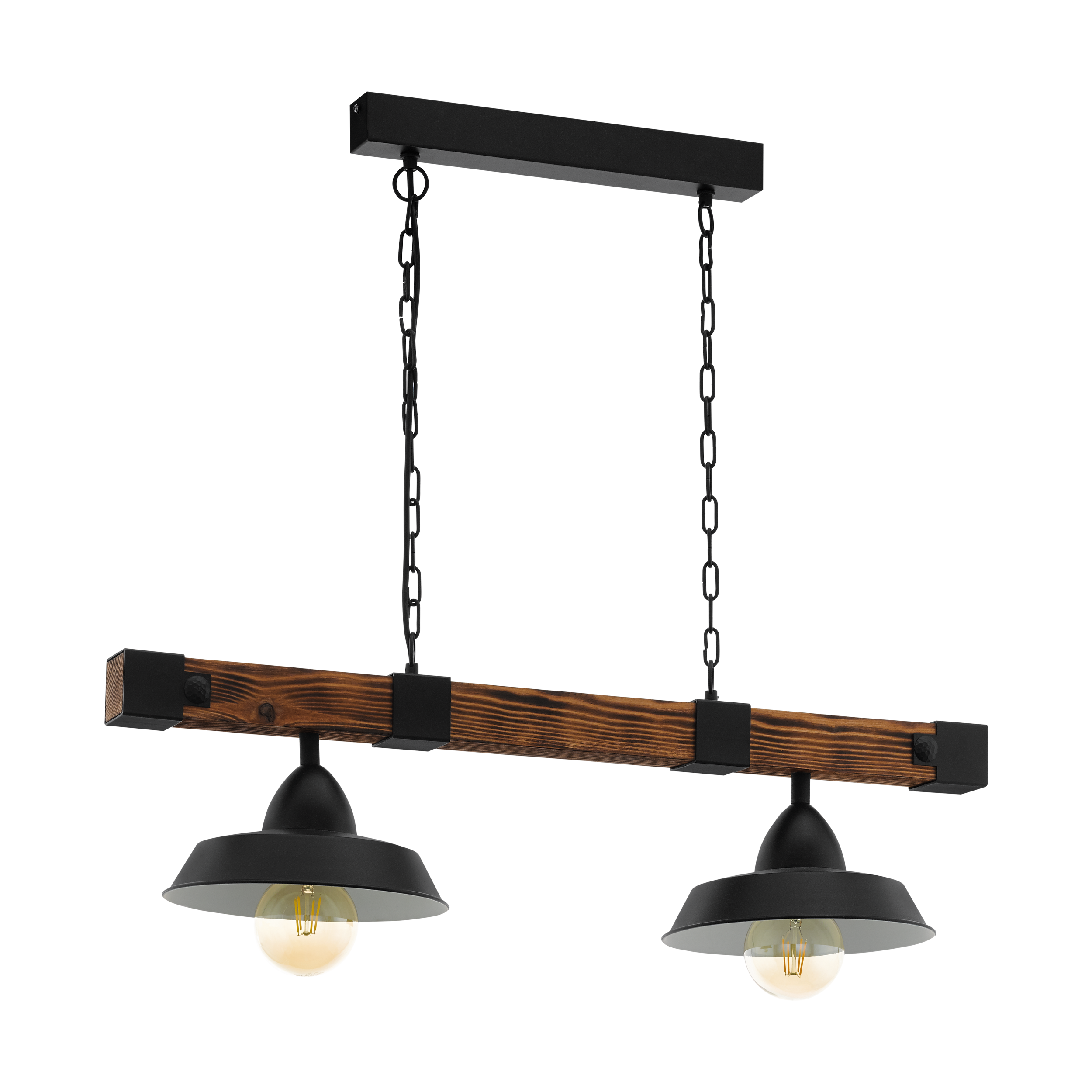 EGLO 49684 Hanglamp - Zwart - Staal - E27 - 110 cm
