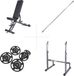 Taurus halterbank B900 + lange halterrek + 75 kg set