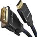 KabelDirekt HDMI DVI adapterkabel – 5m, nylon
