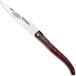 Laguiole en Aubrac Cosmos, Secret Garden Evergreen L0512UIHEVLSU, Sandvik 12C27, couteau teinté en ronce de sureau, 12 cm