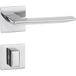 Hermat béquille EDITION en acier inoxydable, WC - salle de bain chrome poli