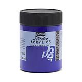 Pébéo - Acrylverf, fijne studio acrylverf, blauw – donkerblauw – 500 ml