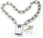 Unyqoos® Kettingslot - Acier inoxydable - 80 cm - Argent