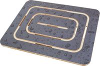 Castelmerlino 137 Doucheplank van marine multiplex Supergrip, antislip, 54 x 68 cm, voor borden 70 x 90 cm