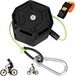 Corde de remorquage pour vélo - Avec réflecteur - Noir