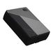 Cooler Master Pi Case 40 - Slank aluminium frame met programmeerbare knop, geïntegreerd passief koellichaam, TPU beschermde zijkantpoorten, Universele montage beugels - Gun Metal zwart