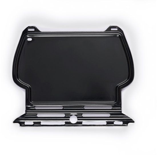 nomadiQ dichte grillplaat - Zwart - Staal - 40 cm