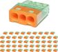 BES LED Vintex Lasklem - 3 Polig - 0.2-2.5 mm2 - Oranje - 50 Stuks