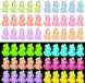 Set de 30 mini licorne en résine lumineuse - pour jardin, aquarium et maison de poupée