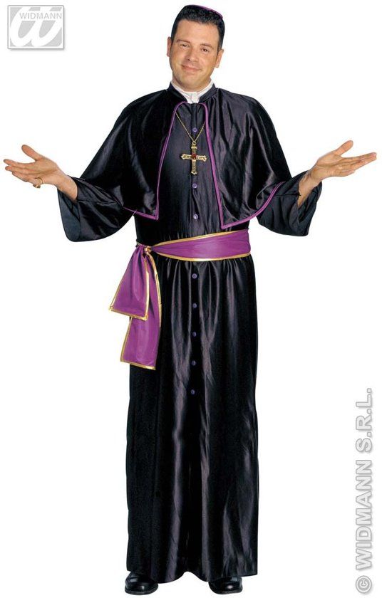 Widmann Religie Kostuum Kardinaal St Pieter Kostuum Man Small Carnaval kostuum Verkleedkleding