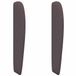 vidaXL - Tête de lit - oreille - Marron - Tissu