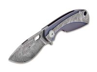 Viper Uni zakmes Lille Damasteel Blue, lemmetlengte: 6,3 cm, meerkleurig, één maat