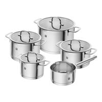 ZWILLING TrueFlow 5-delige pannenset - Roestvrij staal - Zilver
