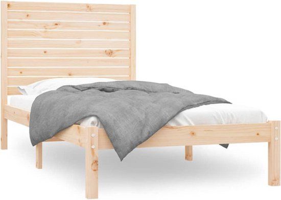 vidaXL Bedframe massief hout 90x200 cm