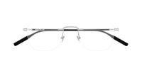 Montblanc Mb0471o Lunettes de vue homme argent rondes 50mm