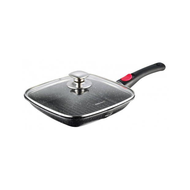 KINGHOFF 1511 Grillpan - 28x28 Cm - Marble Coating - Inductie