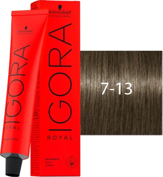 Schwarzkopf Igora Royal 7-13 - 60ml - Permanente Kleur