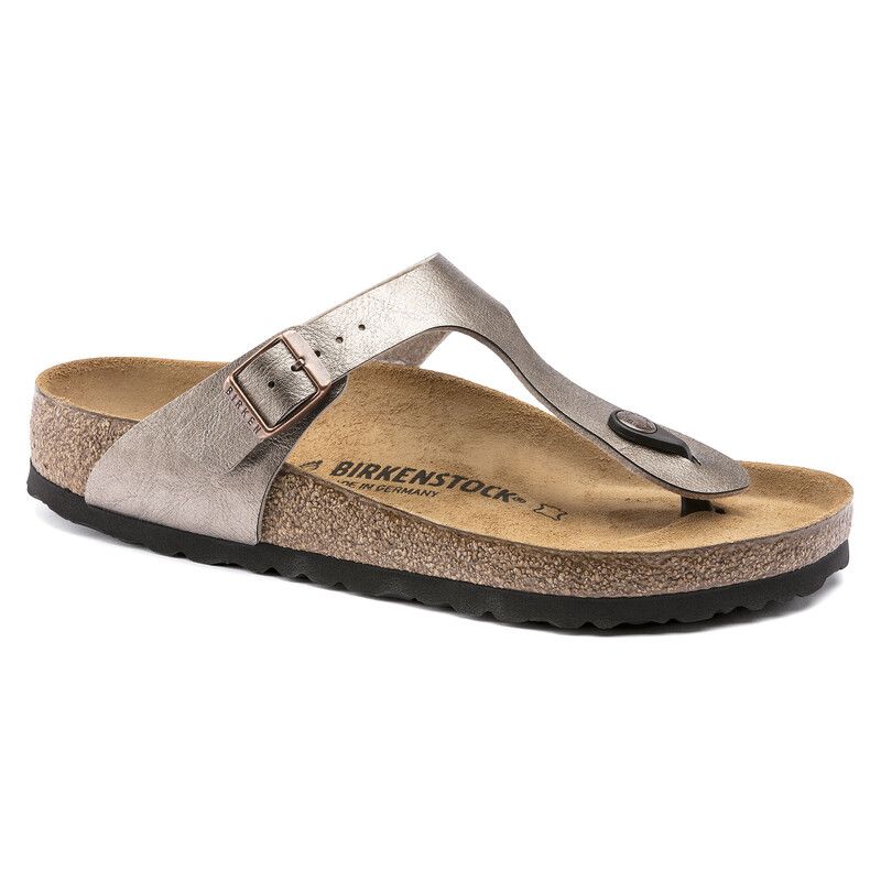 Birkenstock Gizeh Flips Birko-Flor Regular Women - graceful taupe - 4043734709586
