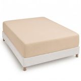 Degrees home Collection Hoeslaken, 135 x 190 x 33 cm, microvezel, polyester, geborsteld, beige