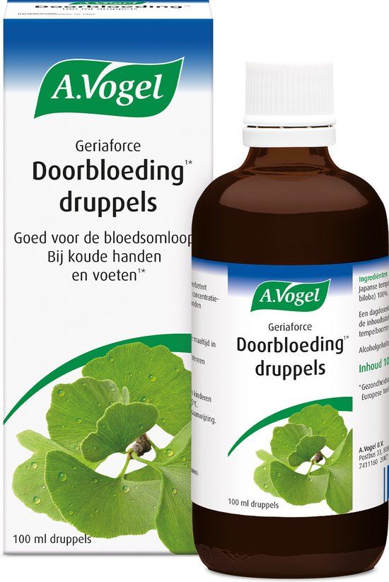 A.Vogel Geriaforce Doorbloeding Druppels - 100 ml