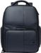 Piquadro Sac à dos pour ordinateur portable / Sac de travail / Sac à dos - Femme - 15,6 pouces - Cuir - W129W Special - Bleu