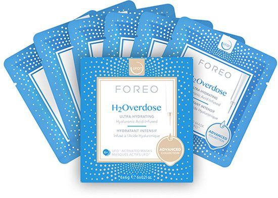 FOREO H2Overdose 2.0 Advanced Collection Diep Hydraterend UFO-Activated Gezichtsmasker voor de Droge Huid