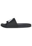adidas Adilette Shower Slides Sandal, Core Black/Cloud White/Core Black, 46 EU