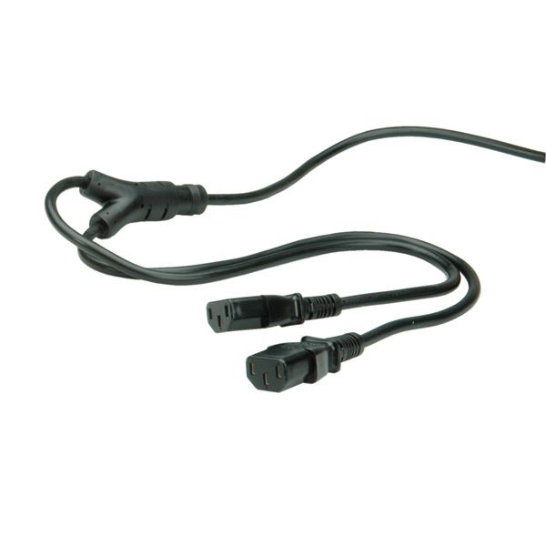 ROLINE Y-stroomkabel 1,8m 250V 10A