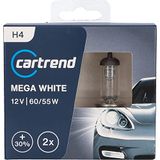 cartrend H4 Xenon Mega White 12V 60/55W P43T