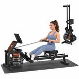 CHRISTOPEIT SPORT CHRISTOPEIT Roeitrainer Garda met waterweerstand – verhoogde zitting – Bluetooth – 120 kg incl. vloerbeschermingsmat