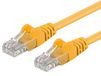 PremiumCord Patch 6 UTP 1.5m YL netwerkkabel Geel 1,5 m Cat6 U/UTP